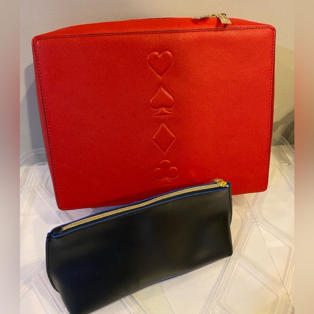 New! 2Pc Estée Lauder beauty case and cosmetics Bag Set